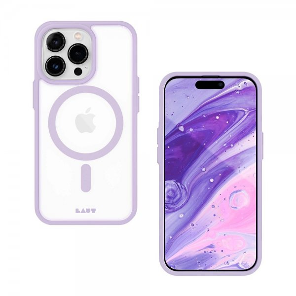 LAUT iPhone 14 Pro Cover Huex Protect MagSafe Lavender