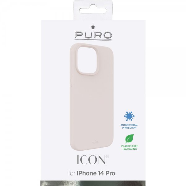 Puro iPhone 14 Pro Cover Icon Rosa
