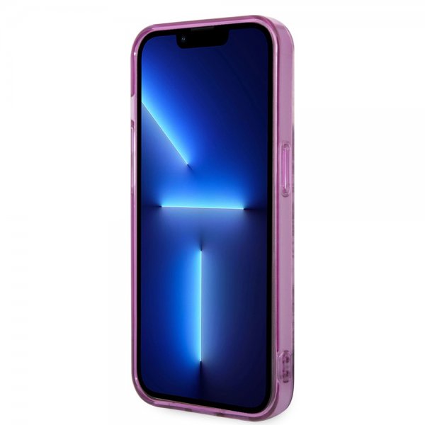 Guess iPhone 14 Pro Cover Jungle Rosa