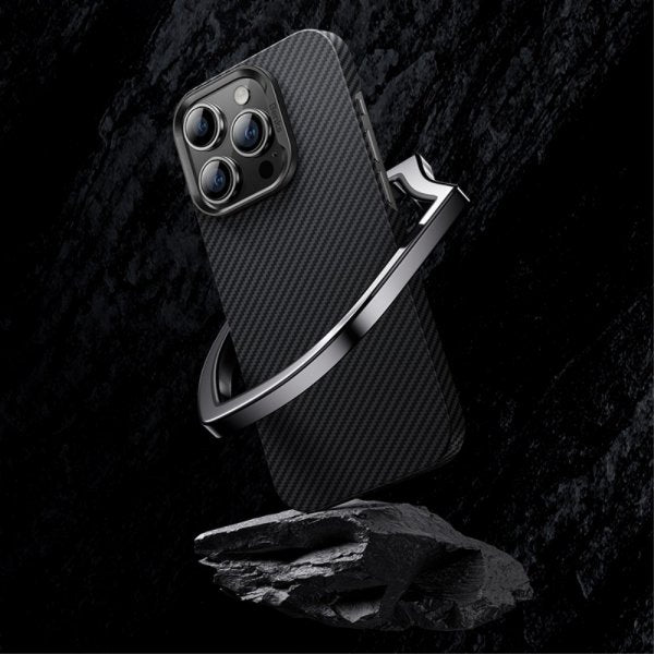 Benks iPhone 14 Pro Cover Kevlar MagSafe Sort