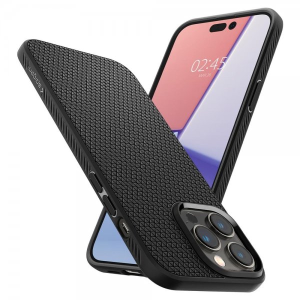 Spigen iPhone 14 Pro Cover Liquid Air Mat Sort