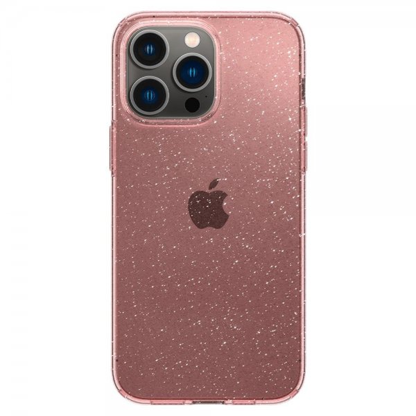 Spigen iPhone 14 Pro Cover Liquid Crystal Glitter Rose Quartz