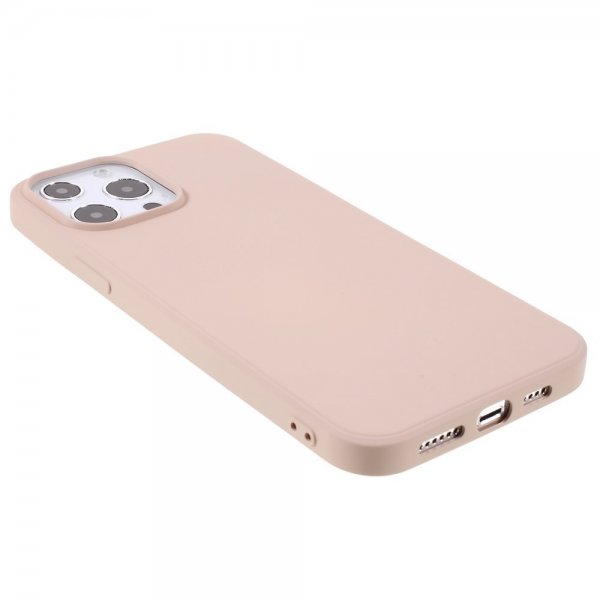 X-Level iPhone 14 Pro Cover Liquid Silicone Beige