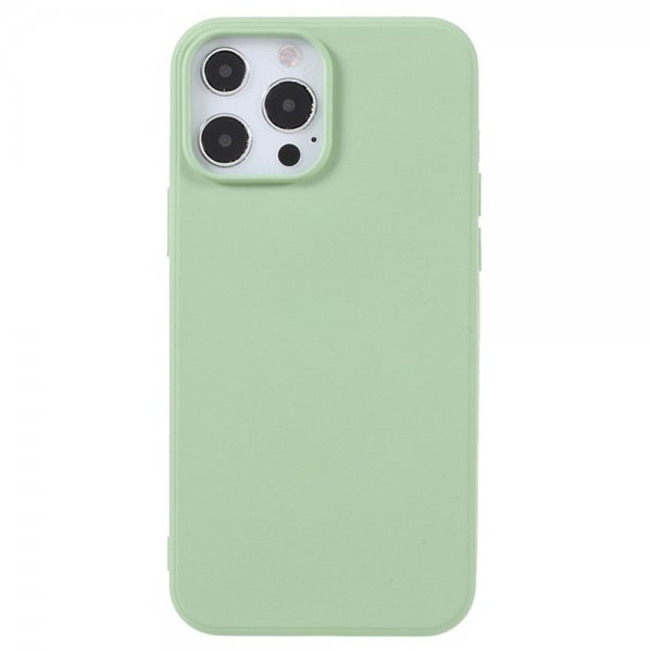 X-Level iPhone 14 Pro Cover Liquid Silicone Lysegrøn