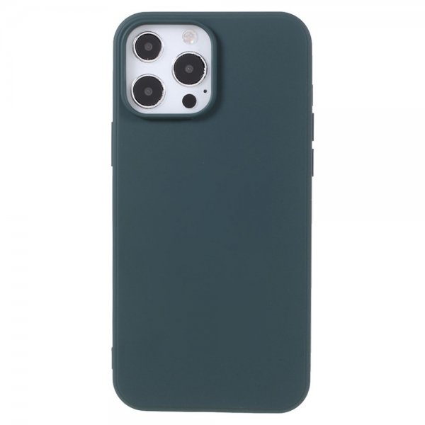 X-Level iPhone 14 Pro Cover Liquid Silicone Petrol