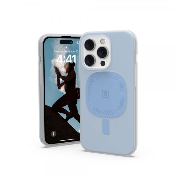 U by UAG iPhone 14 Pro Cover Lucent 2.0 MagSafe Cerulean
