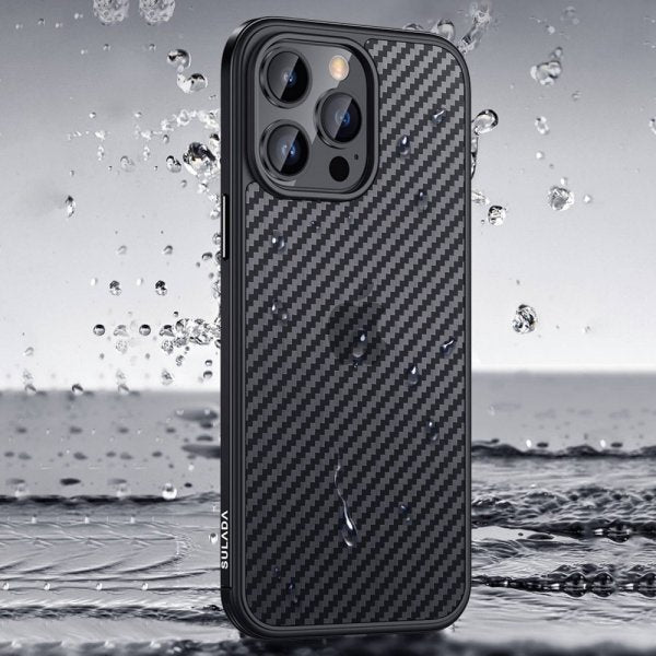 Sulada iPhone 14 Pro Cover Luxury Series Blå