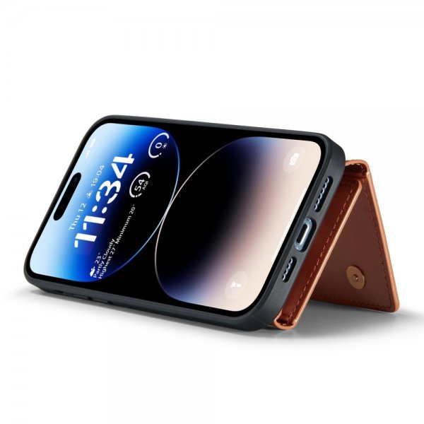 Dg.Ming iPhone 14 Pro Cover M3 Series Aftagelig Kortholder Guld