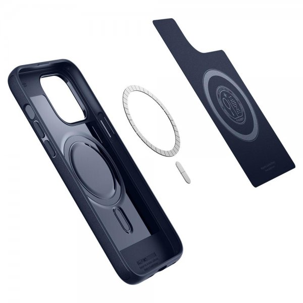 Spigen iPhone 14 Pro Cover Mag Armor MagFit Navy Blue