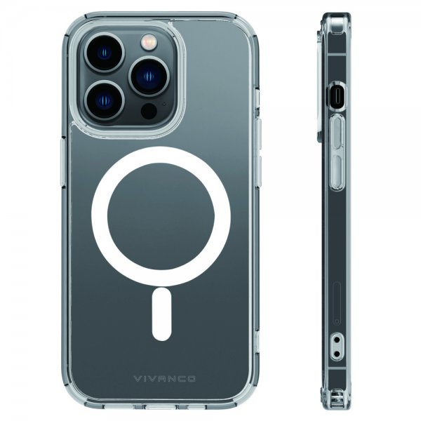 Vivanco iPhone 14 Pro Cover Mag Steady Transparent