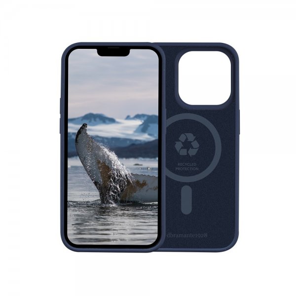 dbramante1928 iPhone 14 Pro Cover Monaco MagSafe Pacific Blue