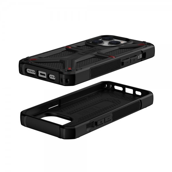 Urban Armor Gear (UAG) iPhone 14 Pro Cover Monarch Kevlar Sort
