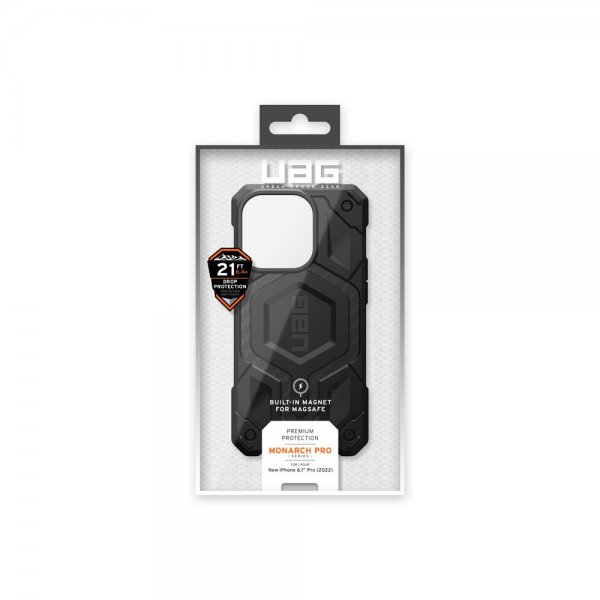 Urban Armor Gear (UAG) iPhone 14 Pro Cover Monarch Pro MagSafe Carbon Fiber