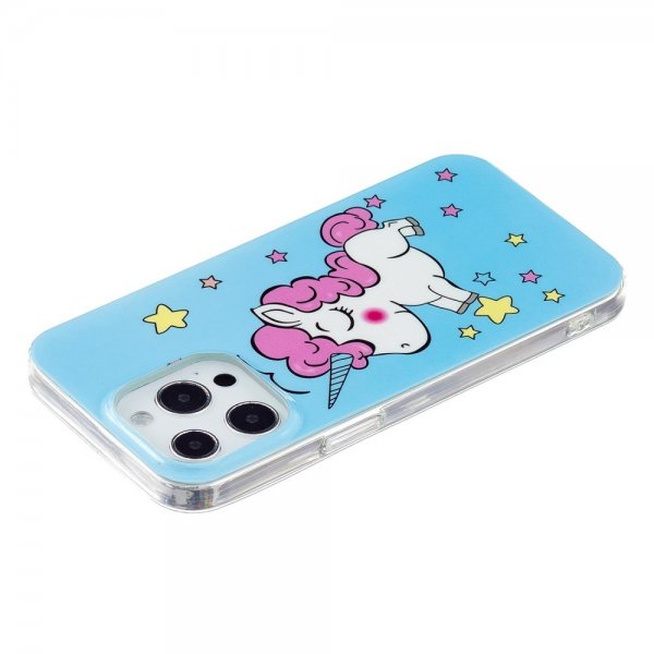 iPhone 14 Pro Cover Motiv Enhjørning
