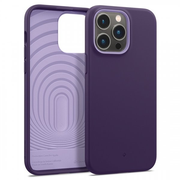 Caseology iPhone 14 Pro Cover med Skærmbeskyttelse Nano Pop 360 Grape Purple
