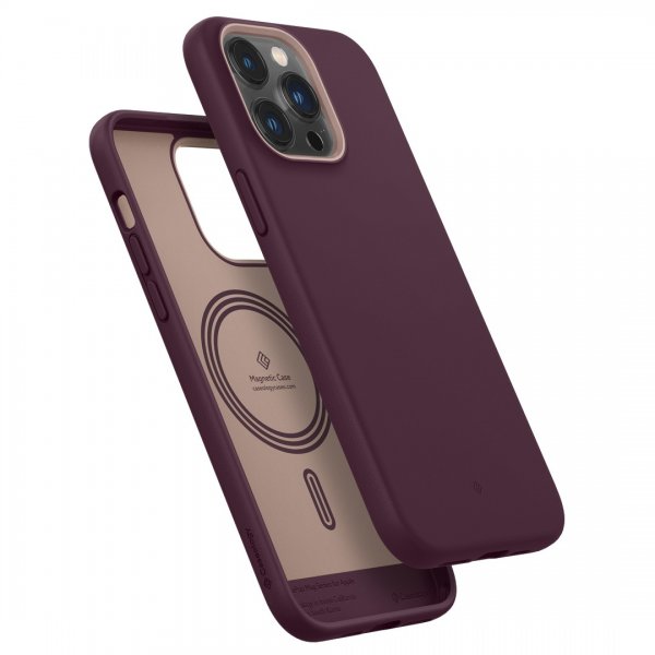 Caseology iPhone 14 Pro Cover Nano Pop Mag Burgundy Bean