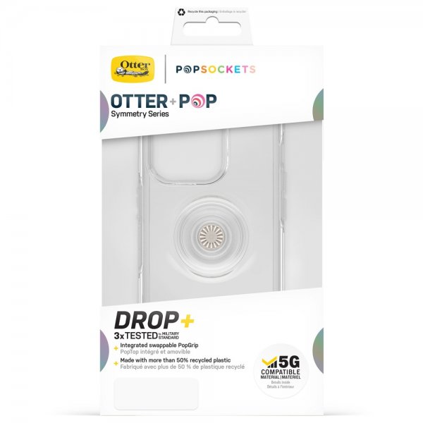 Otterbox iPhone 14 Pro Cover Otter+Pop Symmetry Clear Clear Pop