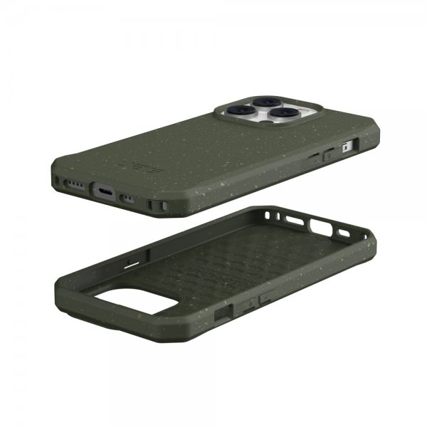 Urban Armor Gear (UAG) iPhone 14 Pro Cover Outback Biologisk Nedbrydeligt Cover Oliven