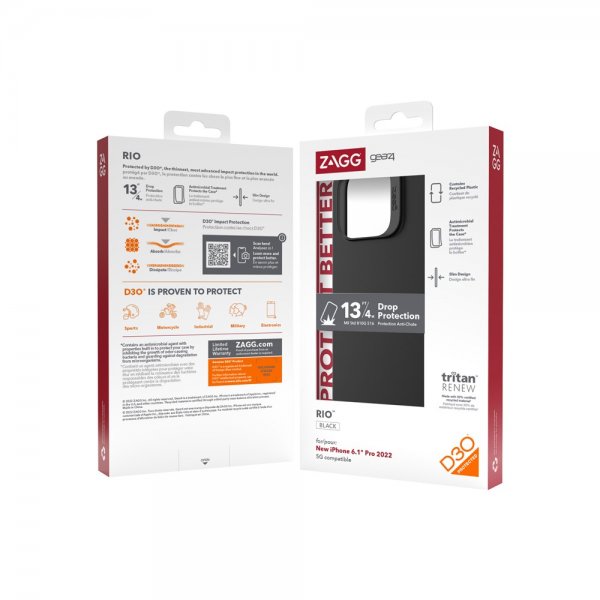 Gear4 iPhone 14 Pro Cover Rio Sort