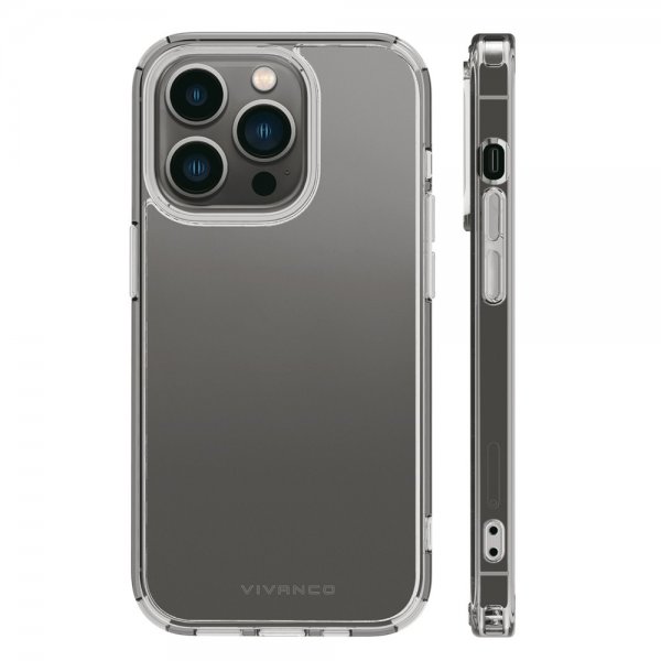 Vivanco iPhone 14 Pro Cover Safe & Steady Transparent