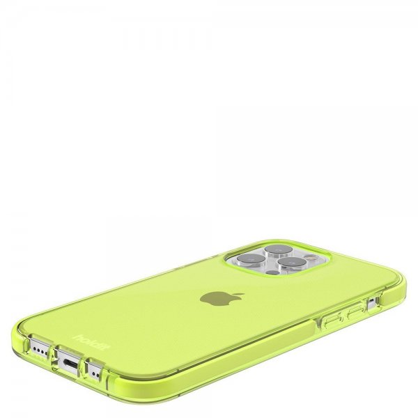 Holdit iPhone 14 Pro Cover Seethru Acid Green