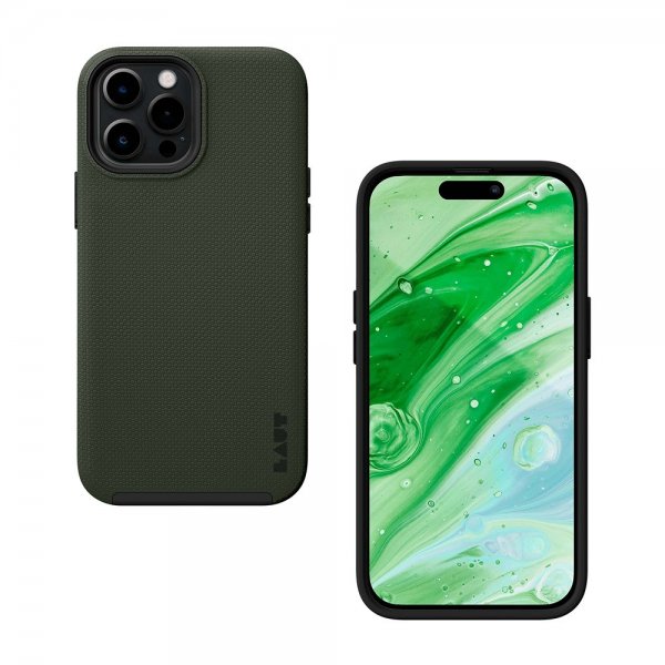 LAUT iPhone 14 Pro Cover Shield Olive