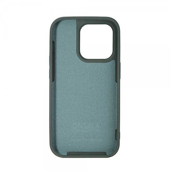 Onsala iPhone 14 Pro Cover Silikone Oliven Grøn