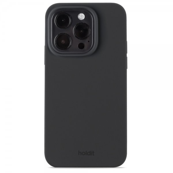 holdit iPhone 14 Pro Cover Silikone Sort