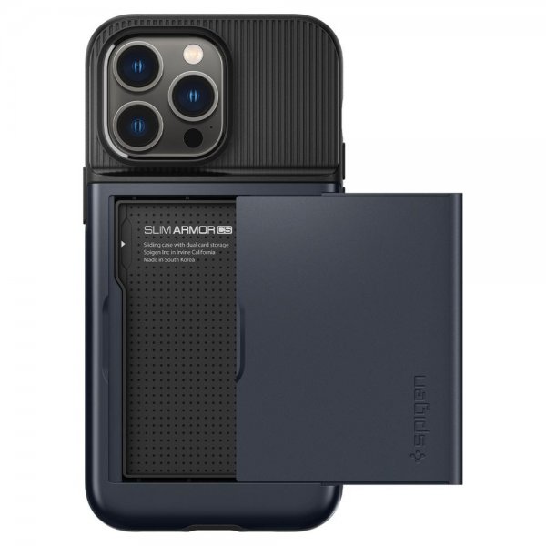 Spigen iPhone 14 Pro Cover Slim Armor CS Metal Slate