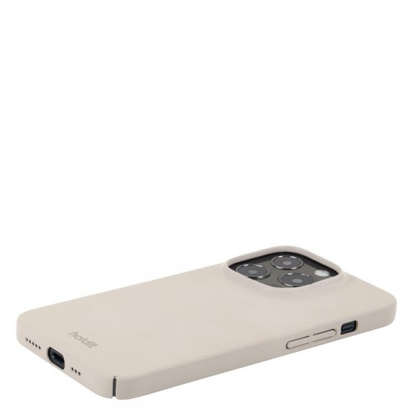 holdit iPhone 14 Pro Cover Slim Case Light Beige