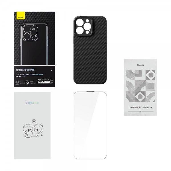 Baseus iPhone 14 Pro Cover Synthetic Fiber MagSafe Sort