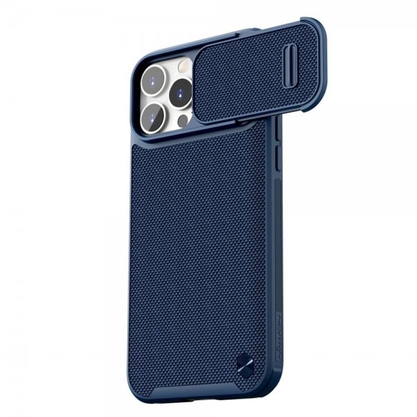 Nillkin iPhone 14 Pro Cover Tekstureret Case Blå