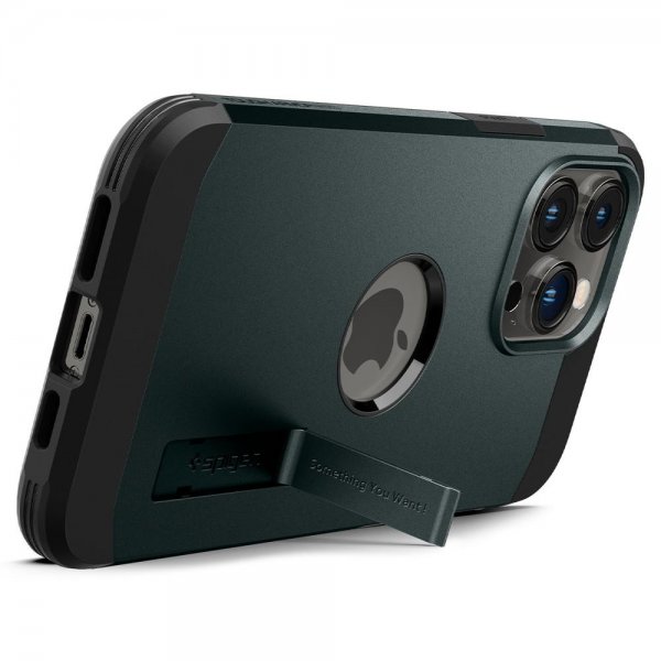 Spigen iPhone 14 Pro Cover Tough Armor MagFit Abyss Green