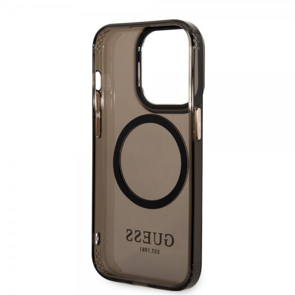 Guess iPhone 14 Pro Cover Translucent MagSafe Sort
