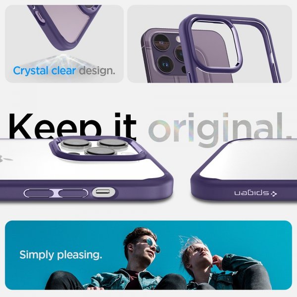 Spigen iPhone 14 Pro Cover Ultra Hybrid Deep Purple