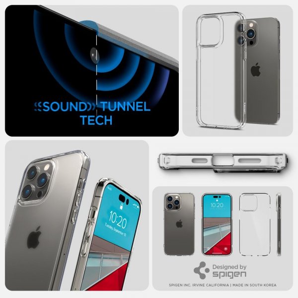 Spigen iPhone 14 Pro Cover Ultra Hybrid Frost Clear