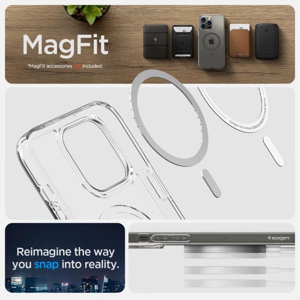 Spigen iPhone 14 Pro Cover Ultra Hybrid MagFit Graphite