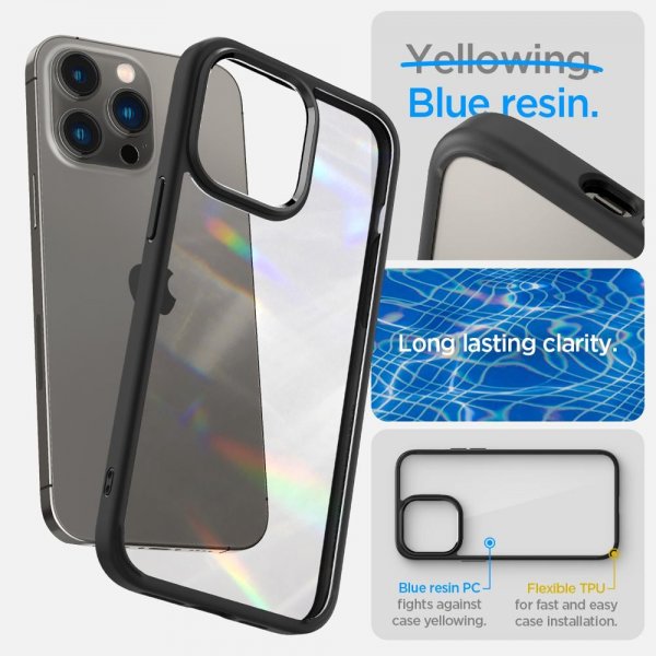Spigen iPhone 14 Pro Cover Ultra Hybrid Matte Black