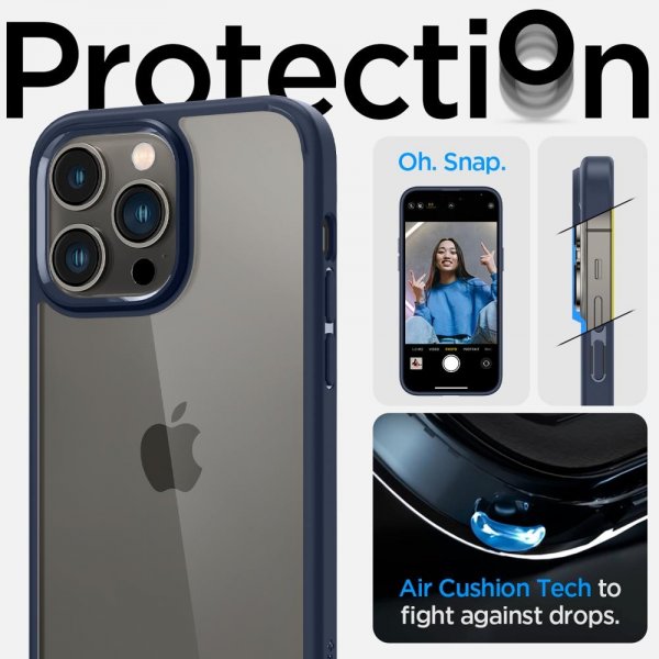 Spigen iPhone 14 Pro Cover Ultra Hybrid Navy Blue