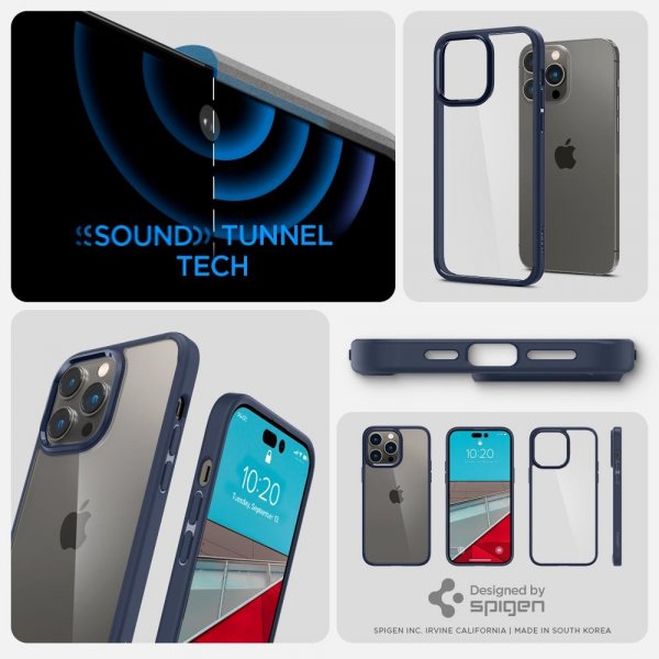 Spigen iPhone 14 Pro Cover Ultra Hybrid Navy Blue