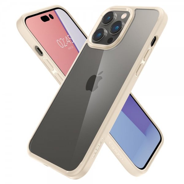 Spigen iPhone 14 Pro Cover Ultra Hybrid Sand Beige