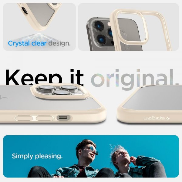 Spigen iPhone 14 Pro Cover Ultra Hybrid Sand Beige