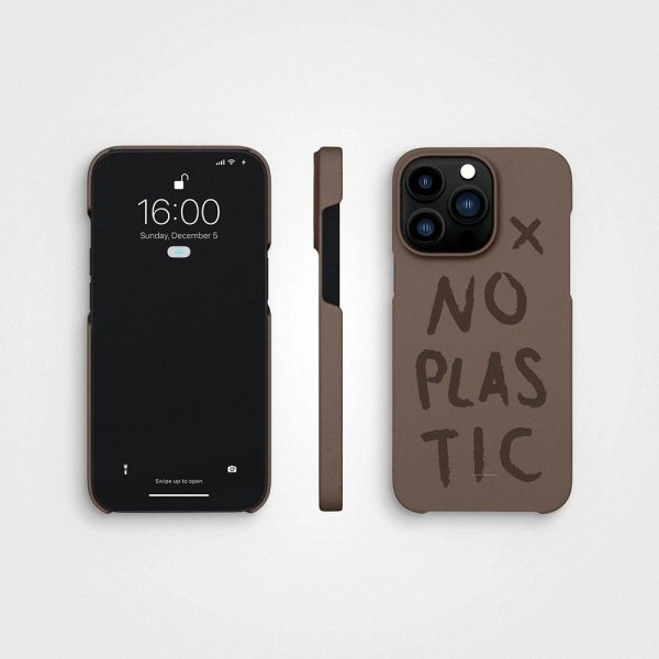 agood company iPhone 14 Pro Cover Plantebaseret Ingen Plastik Earth Brown