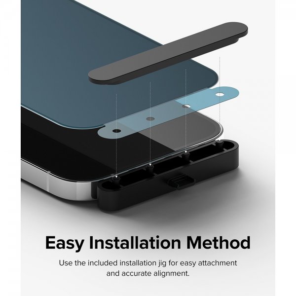 Ringke iPhone 14 Pro Skærmbeskyttelse Privacy Glass