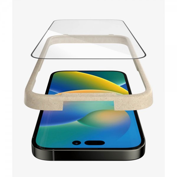PanzerGlass iPhone 14 Pro Skærmbeskyttelse Ultra-Wide Fit EasyAligner