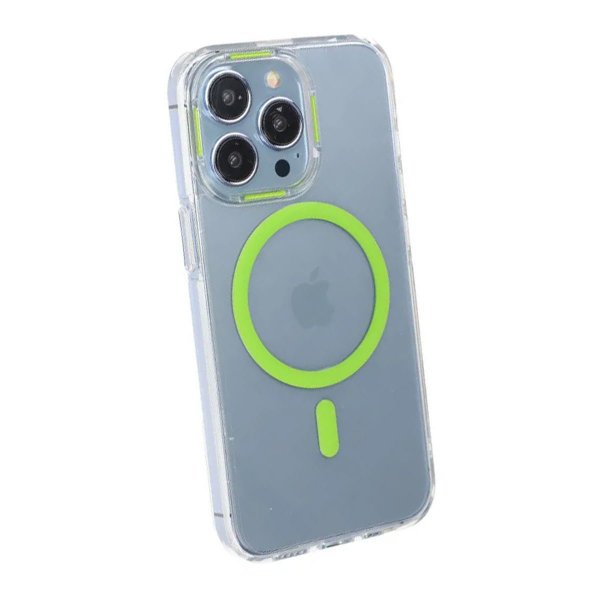 iPhone 14 Pro Cover TPU MagSafe Grøn