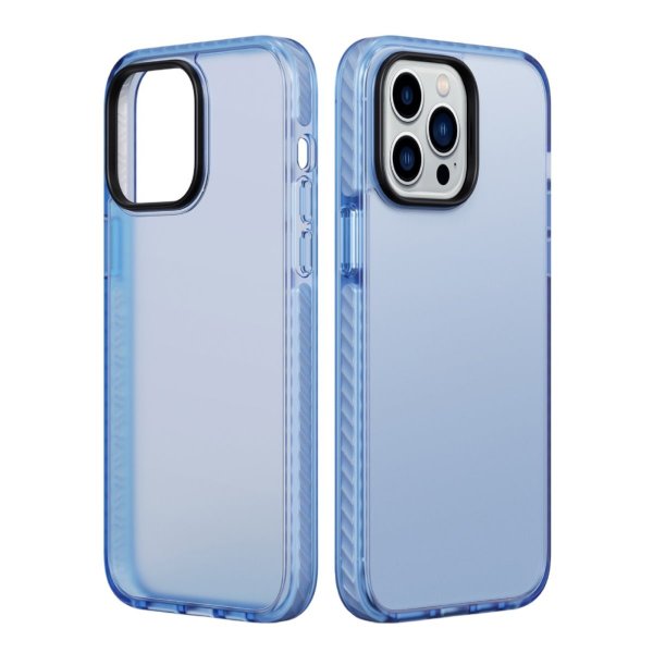 iPhone 14 Pro Cover Stødsikkert TPU Blå