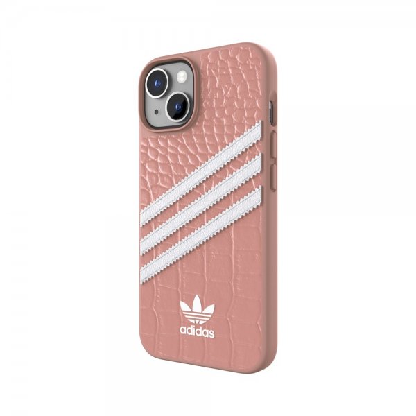 Adidas iPhone 14 Cover 3 Stripes Snap Case Alligator Pink