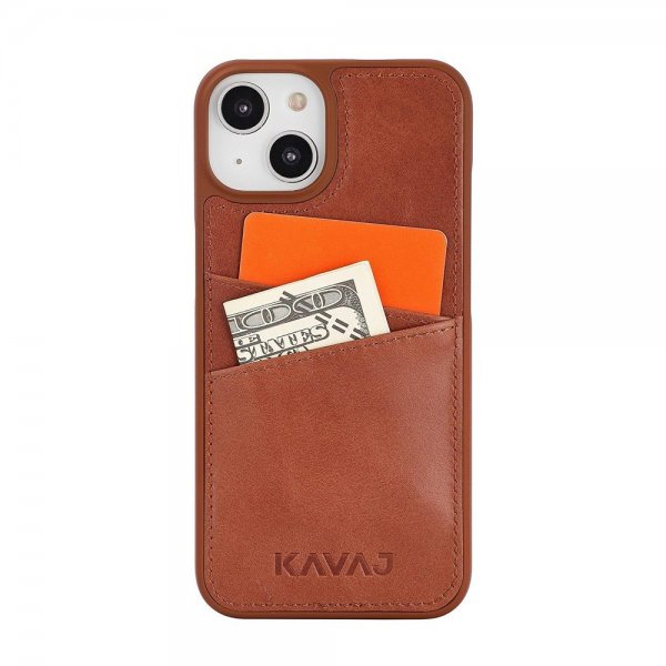 KAVAJ iPhone 14 Cover Chicago Brun