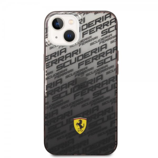 Ferrari iPhone 14 Cover Gradient Scuderia Sort